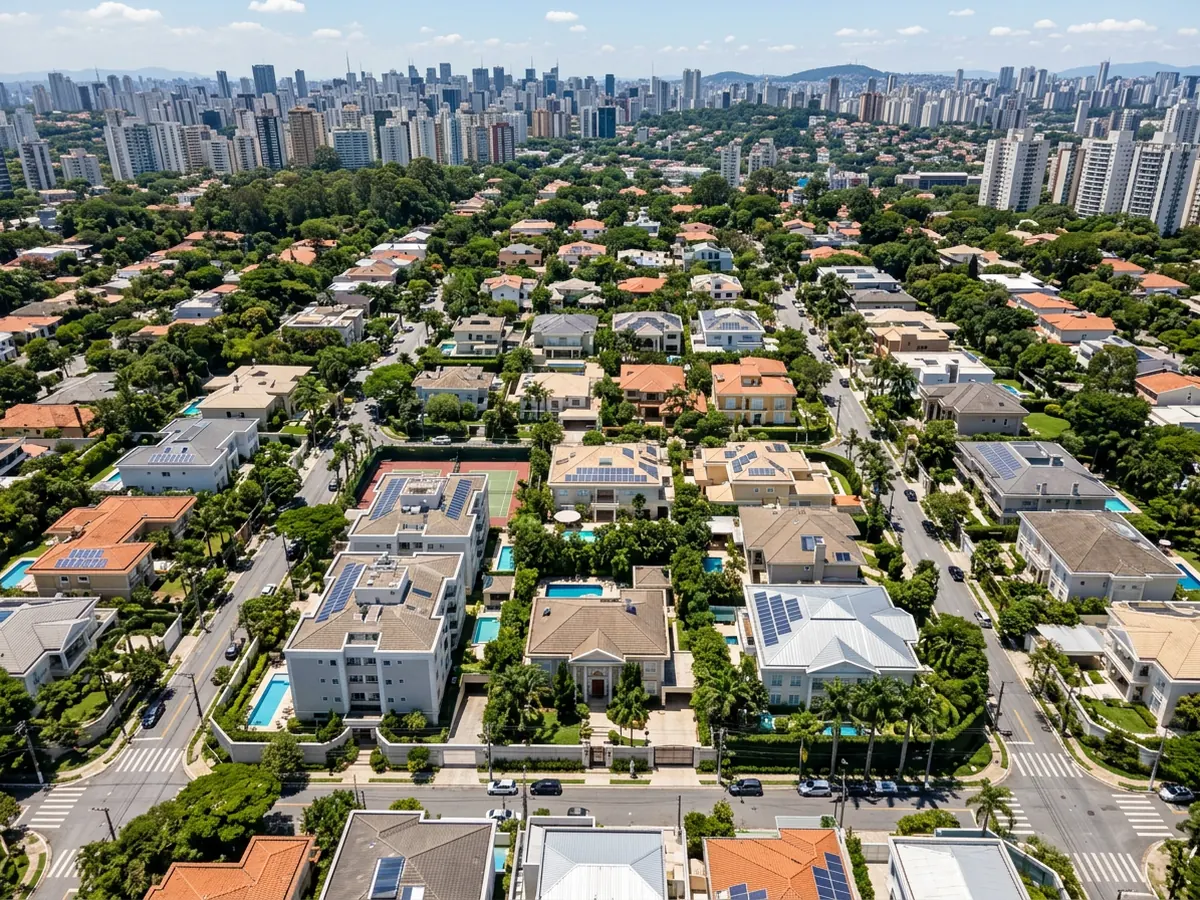 Bairro do Morumbi em São Paulo