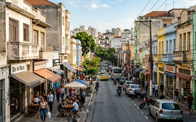 Bairro de Pinheiros em São Paulo