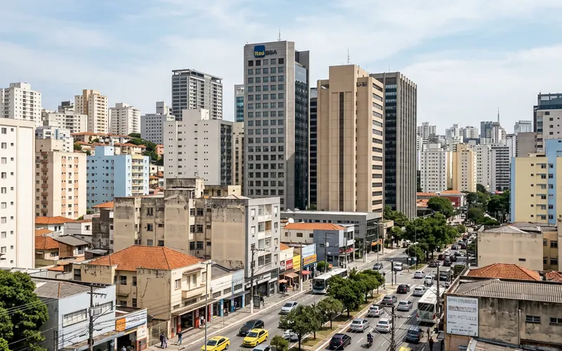 Bairro de Santo Amaro em São Paulo