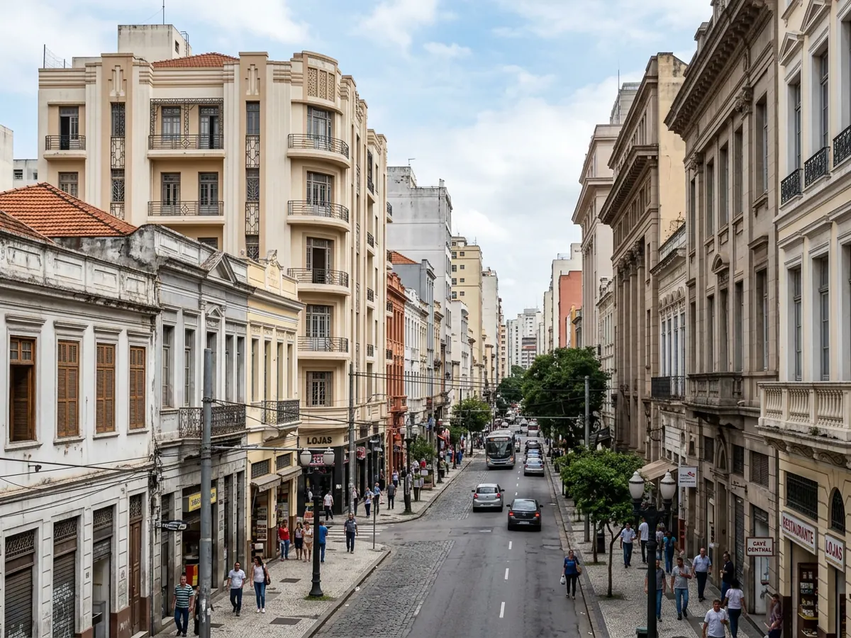 Prédios históricos no Centro de São Paulo